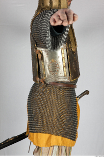  Photos Medieval Knight in mail armor 6 Historical Medieval soldier Turkish chest armor mail armor sword upper body 0007.jpg